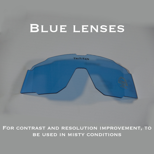 TRITITAN EAGLE SUNGLASSES with 4 extra interchangeable lenses White or Grey or Black