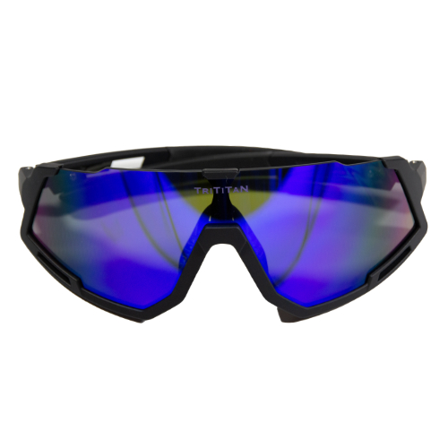 TRITITAN EAGLE SUNGLASSES with 4 extra interchangeable lenses White or Grey or Black