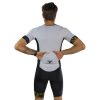 TriTiTan Elite Titanium Gold Trisuit with short sleeves (unisex)
