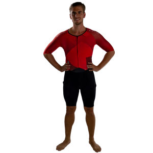 TrititanproSPEEDSUITredfront.png TriTiTan Pro Triathlon Speedsuit RED