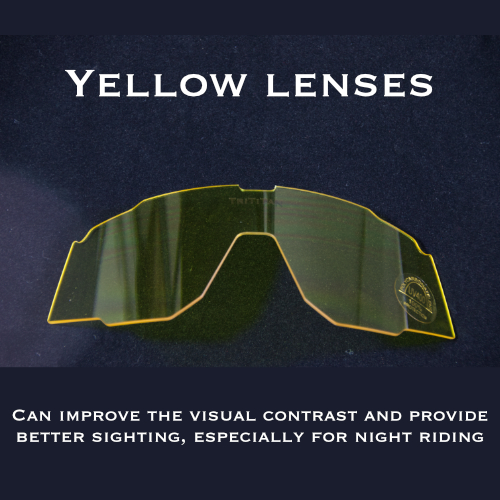 TRITITAN EAGLE SUNGLASSES with 4 extra interchangeable lenses White or Grey or Black