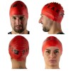 PEAKSswimcapred Peaks swim cap